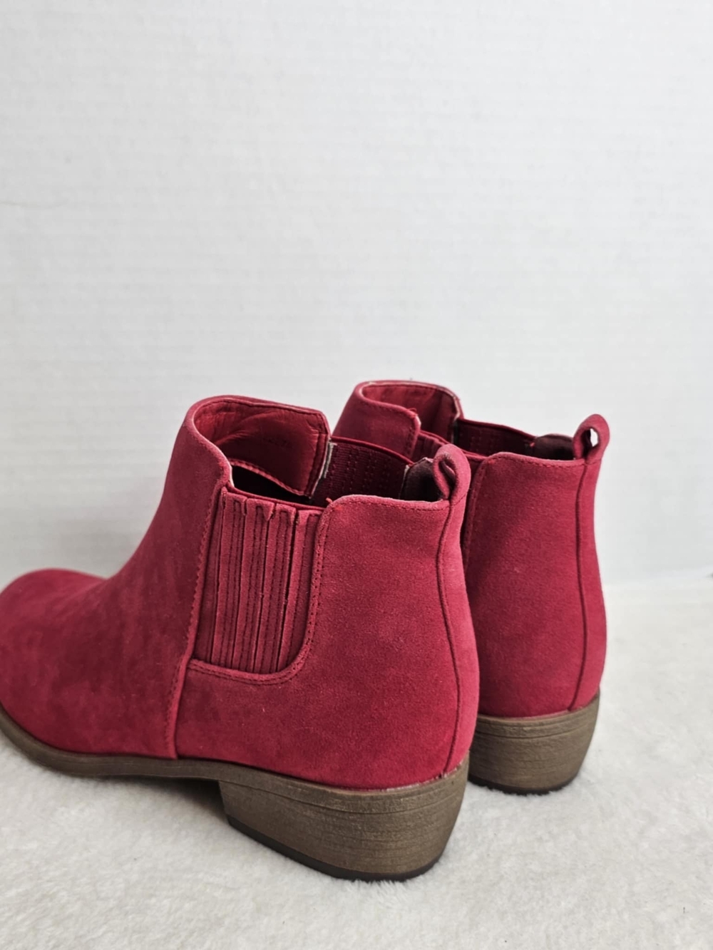 🖤JG Ramsey Women’s Red Ankle Boots Size 9 - Picture 9 of 14